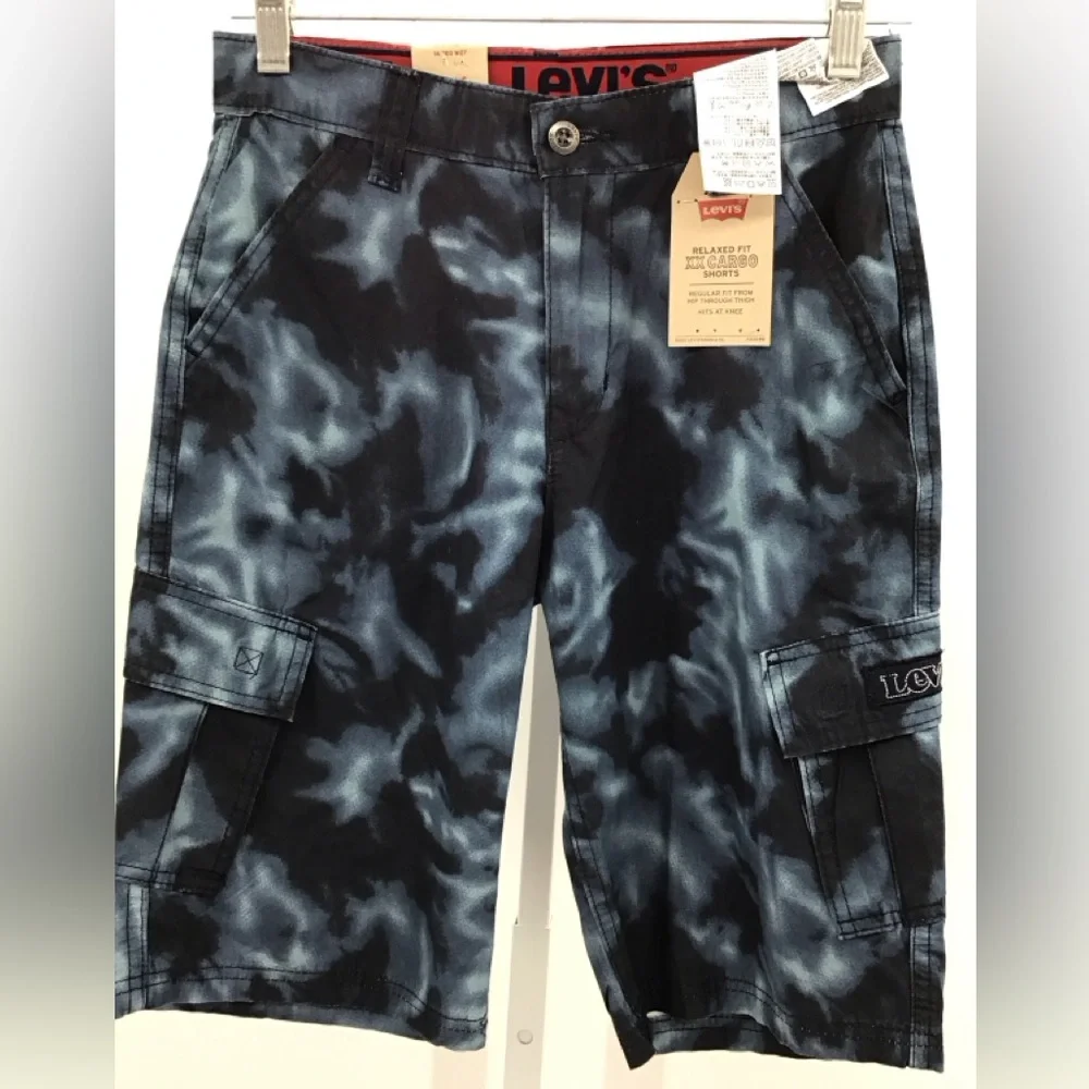 #109 LIVE Levis Mens Cargo Shorts Size W 27 - Picture 1 of 2